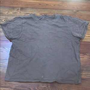 Brown Brandy Melville baby tee